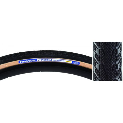 630 ISO Panaracer Pasela Protite Tire 27x1-1//4/" Black//Tan Folding Bead