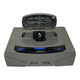 Sega Saturn Gray Console W/controller,1 games Fighters Megamix /JAPAN tested