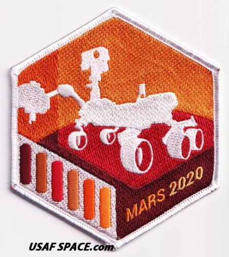 ROVER Mission PATCH NASA JPL USAF SPACE 4" Authentic MARS 2020 PERSEVERANCE 