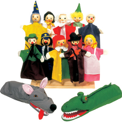 GOKI Grand Euripide-Set Kasperle-Théâtre de marionnettes théâtre de marionnettes Poupées Jeu NEUF