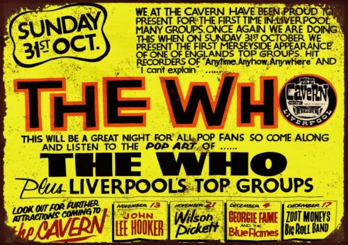 The Who Metal Wall Sign