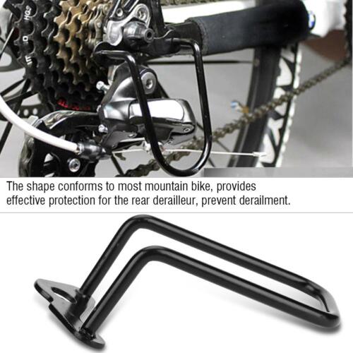 Cycling Bike Steel Iron Bicycle Rear Derailleur Chain Guard Gear Protector Black