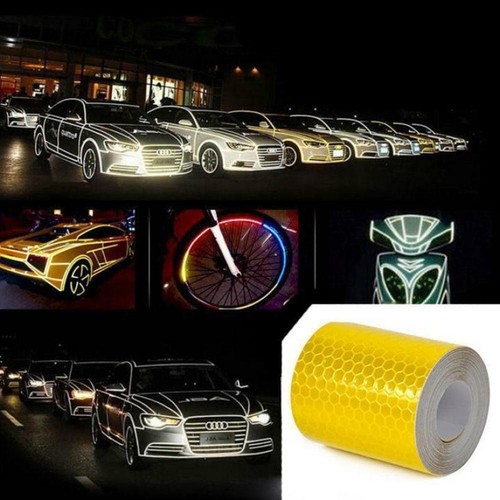 1x Bicycle Reflective Stickers Mountain Bike Cycling Reflex Stripes Sticker