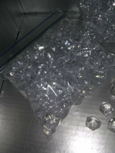 1 LB Pound 170 Acrylic Ice Scatter Vase Filler Diamond USA Clear Mining Crystal 