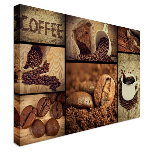 Coffee Shop Food Kitchen Canvas Wall Art Print Large Any Size