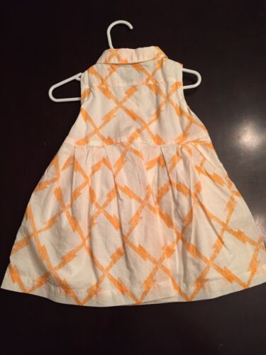 NWT Baby Gap Toddler Girl Sleeveless Shirt Dress Size 18-24 Months