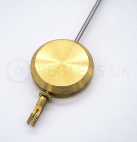 Brass with Steel Rod with Hook No 1 Clock Pendulum French 35mm NEW 