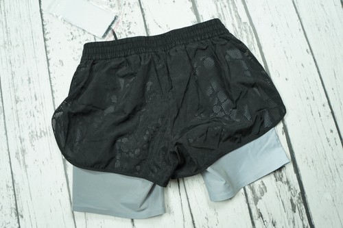 New Runway Alexander Wang H/&M Black Perforated Shorts Sport Logo Gym US10 EUR40