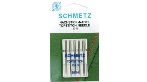 Qualité Premium Schmetz Topstitch Aiguille Machine à Coudre Aiguilles 5 Pack 130 N