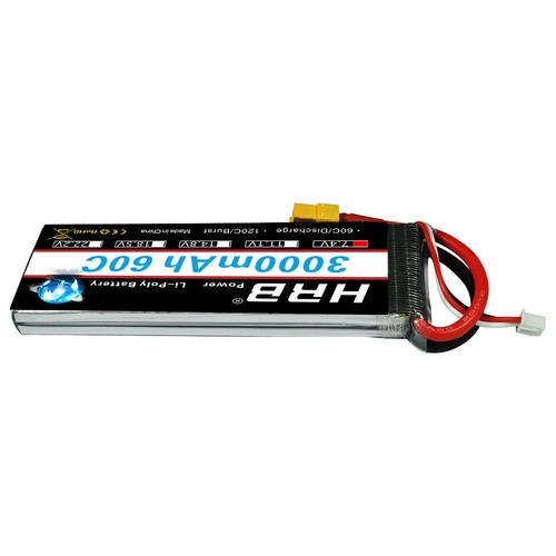 HRB 2 S 7.4 V 3000 mAh 60 C 120 C Lipo batterie pour RC Voiture Quadricopter Camion Drone FPV