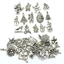Christmas Charms JIALEEY Wholesale Bulk Lots Christmas Charm Mixed Tibetan DIY
