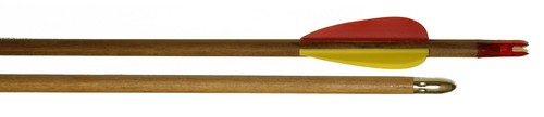 PACK OF 5 WOODEN TRUEFLIGHT ARCHERY ARROWS 30/" A1