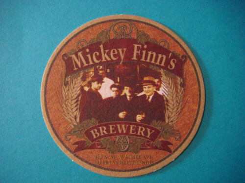 Beer Coaster ~*~ MICKEY FINN/'s Brewery ~ Libertyville ILLINOIS Established 1994