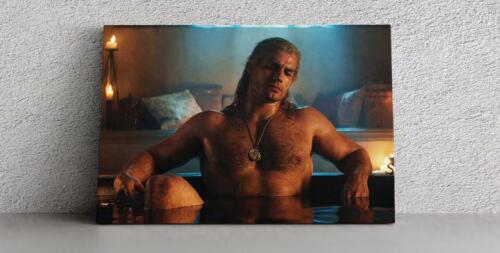 Henry Cavill Geralt Poster The Witcher Bathtub Art Print Poster No Frame 