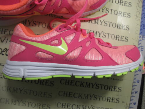 nike revolution 2 womens pink and navy size 12