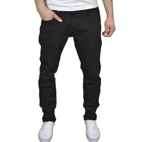 Available in 4 colours BNWT Crosshatch Mens Designer Branded Slim Fit Jeans