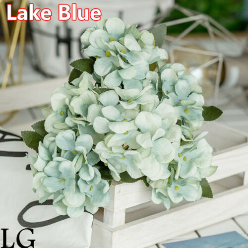 Supplies Real Touch Desktop Decor Fake Bouquet Silk Hydrangea Artificial Flower 