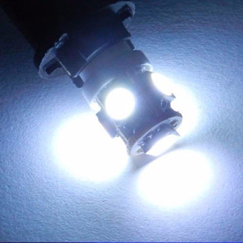 10X White T10 5SMD 5050 LED Bulbs Car Interior Truck Side License Plate Light