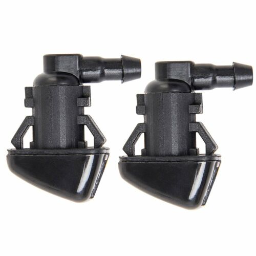2pcs Front Windshield Washer Fluid Spray Jet Nozzle Kits For Ford Edge 2007-2010