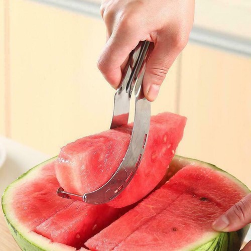 Acier inoxydable Coupe-pastèque Divider Melon Scoop Fruit Tools H0H1