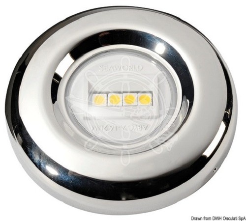 LED Luce posizione back in acciaio inox bordo a dritta due colori o lanterna POSTERIORE 2nm