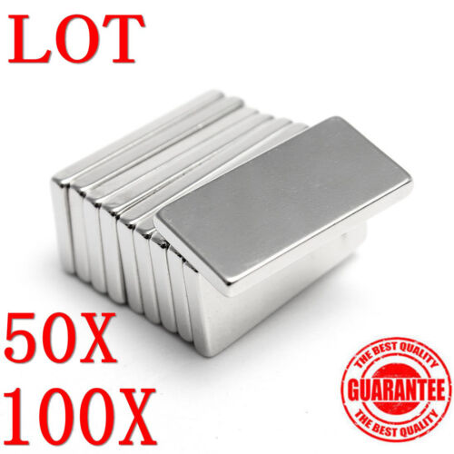 10-100X N50 Neodymium Block Magnet 20x10x2mm Super Strong Rare Earth Magnets Lot