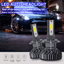 1 Pair 9005//HB3 60W High//Low Beam LED Headlight IP65 6000LM Kit Bulb White 6500K