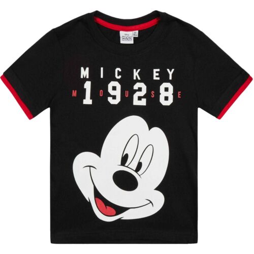 Disney Mickey Mouse Character garçons à manches courtes Tops T-shirt en coton T-shirts Taille 2-8 ans