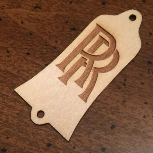 Wood Burned Fits GIBSON USA GUITAR TRUSS ROD COVER RANDY RHOADS RR