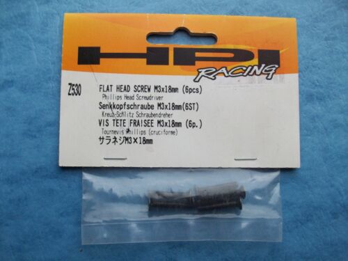 HPI Z530 Flat Head Screw M3x18mm for sale online 