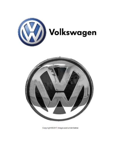 For VW new Beetle 02-05 Hood Emblem badge Chrome-Grey front engine lid insignia