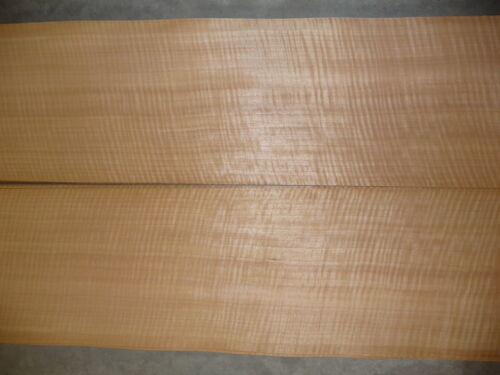 Quarted figured  Anigre wood veneer 6.5"x35" 