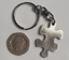 Jigsaw Puzzle Piece KeyRing Hand Crafted Key Ring in pouch Gift Idea 30mm
