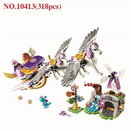 New Girls Fairy Elves Dragon Series Building Blocks Gifts Toys Set For Children