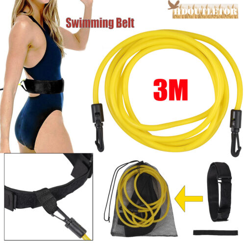 3M Schwimmtrainer Gürtel Schwimmwiderstand Trainingshilfegurt Elastikband Gurt