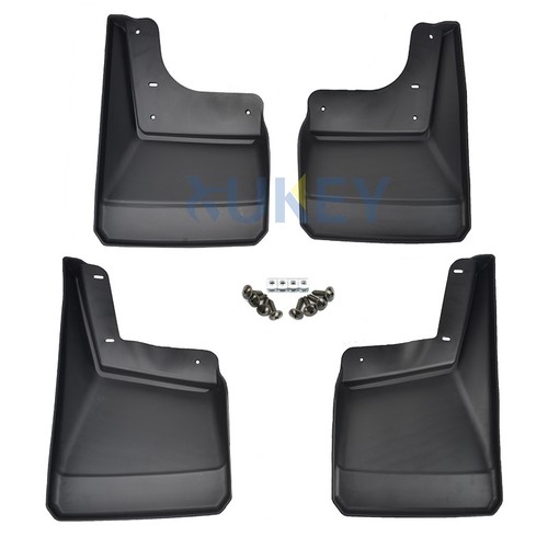 4pcs Molded Mud Flaps For HUMMER H2 2003-2009 Splash Guards Mudguards Front Rear