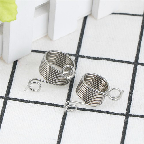 Crafts Yarn Spring Guides Knitting Tools Stainless Steel Thimble Ring