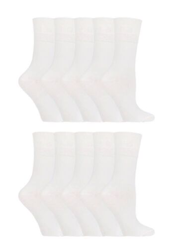 See Variations 12 pairs Ladies SockShop Cotton Gentle Grip 4-8 uk Socks