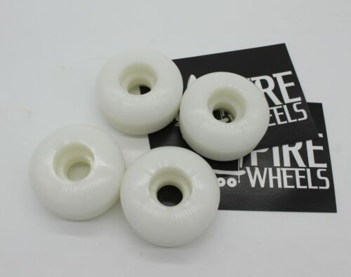 99A EMPIRE WHEELS Blank Skateboard Wheels Rollen White 52mm /& 53mm Sticker