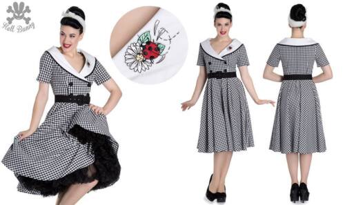 Hell Bunny Ladybird Rockabilly Swin Vintage Retro Tea Dress 2XL-4XL