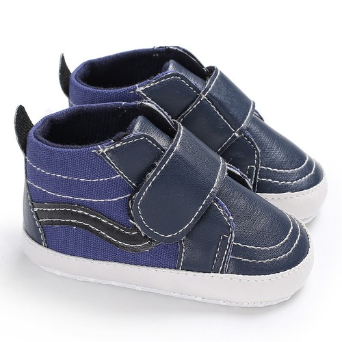 UK Newborn Baby Girl Boy Crib Shoes Pram Soft Sole Prewalker Anti-slip Sneakers