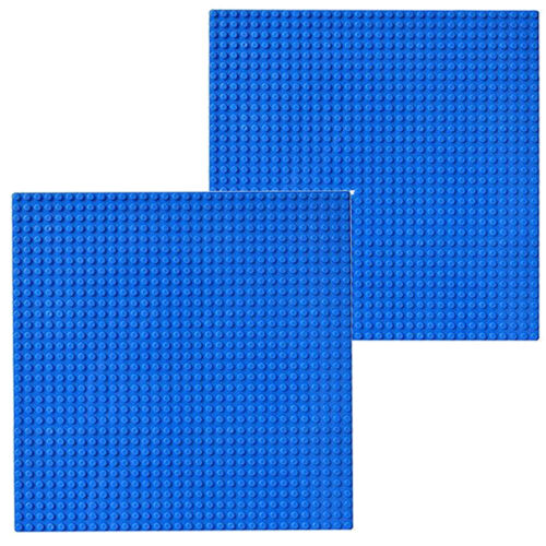 Grundplatte Spiel Bauplatte Platte Baustein Baseplate Blau 48x48 2er Set 