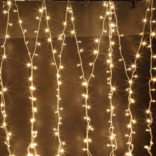 Warm White 10-100LED Christmas Wedding Xmas Party Decor Fairy String Light Lamp