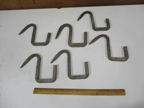 1 Vintage meat hanging hook butcher game hunting primitive Farm wall decor H384