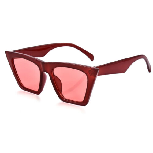 New Women Vintage Retro Cat Eye Sunglasses Fashion Shades Oversized Glasses TR