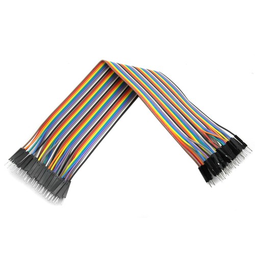 2 pcs 40PCS 30cm 2.54mm Male to Male Dupont Cable Jumper Wire 1P-1P For Arduino