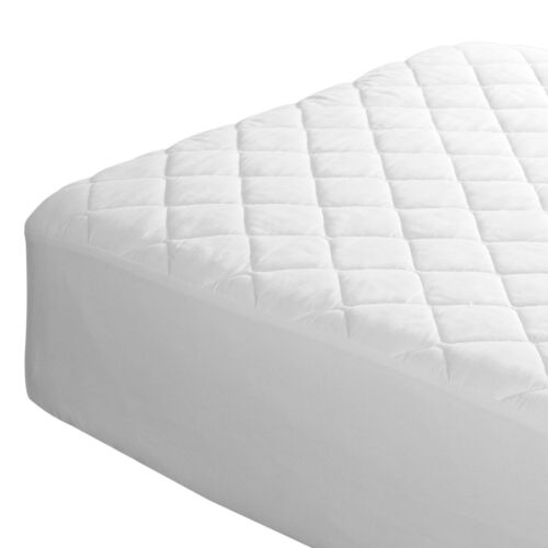 4ft Quilted Fitted Mattress Protector Three Quarter Bed Size Extra Deep Sides