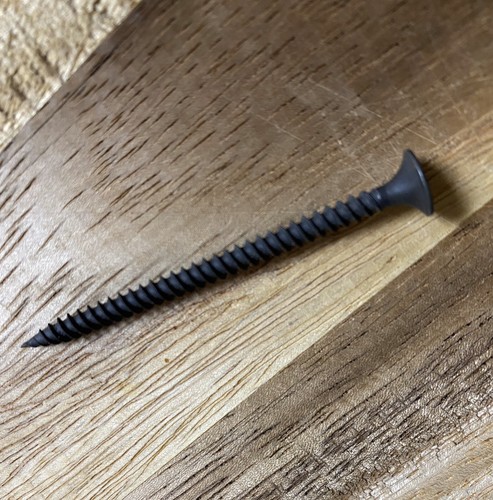 Screws 55mm Black HILTI Pack Of 100 For Metal