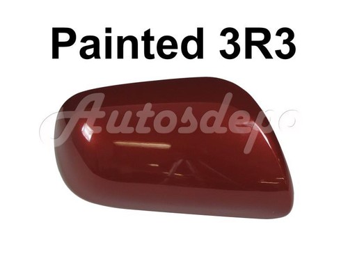 RH For TOYOTA YARIS 4DR//HB 2007-2012 Mirror Cover Barcelona Red Metallic 3R3