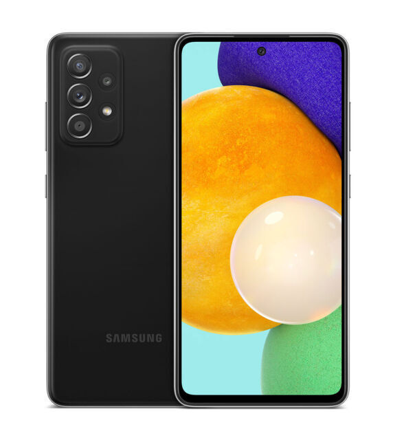 Samsung Galaxy A52 A526U 5G 6.5" 128GB  Awesome Black (GSM Unlocked) - Open Box